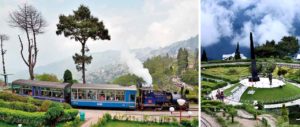 Batasia Loop and War Memorial in Toy-Train