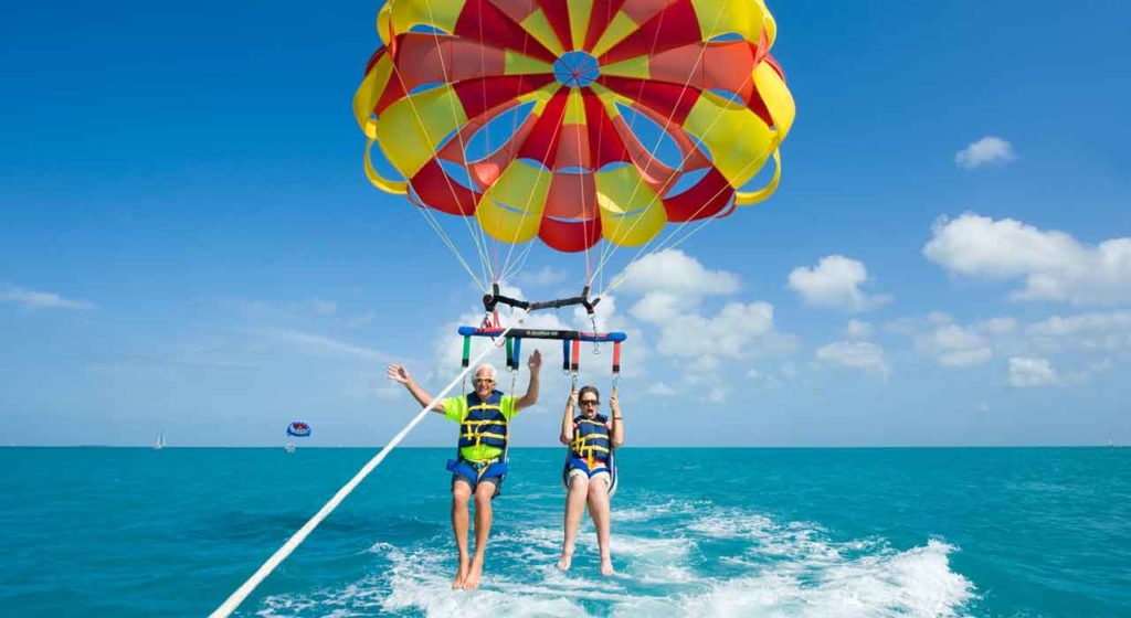 parasailing