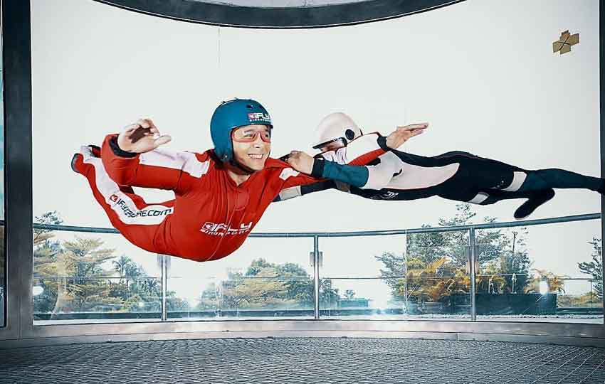 Skydiving at iFly Singapore