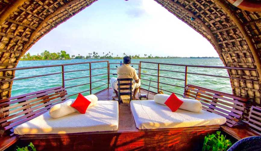 Houseboat stay in kerala