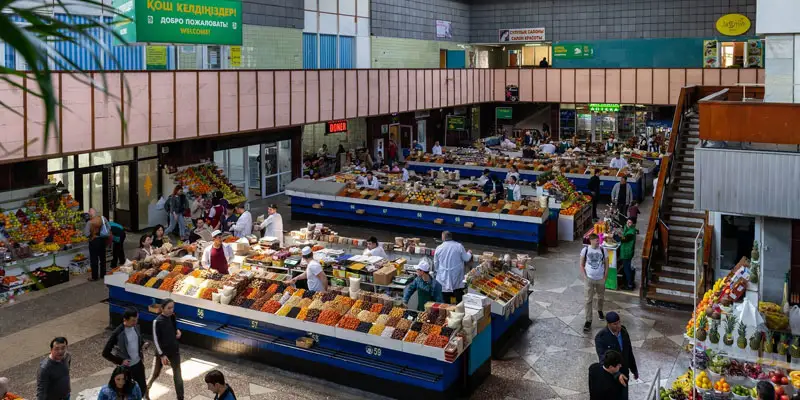 green bazaar almaty