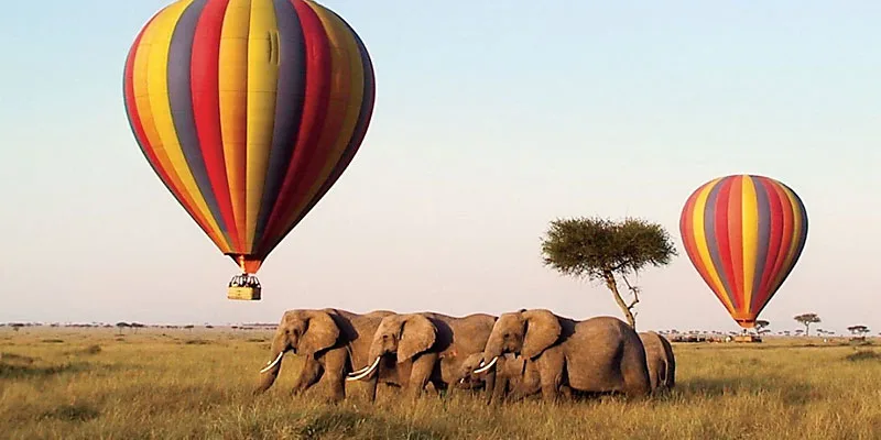 Maasai Mara hot-air balloon safari