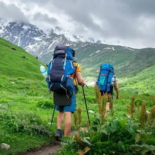 Trekking point in manali