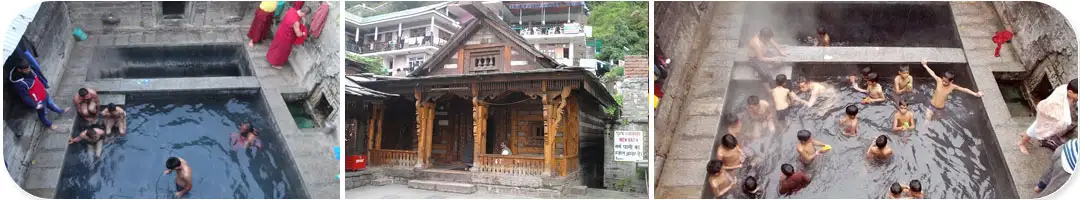 Vashisht Hot Springs in Vashisht village