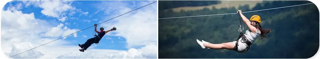 Ziplining in Manali